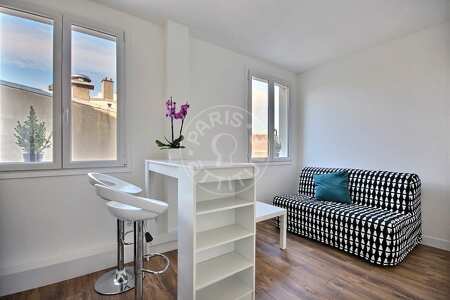Salon Studio meublé - 18m²  - Trocadéro - Paris