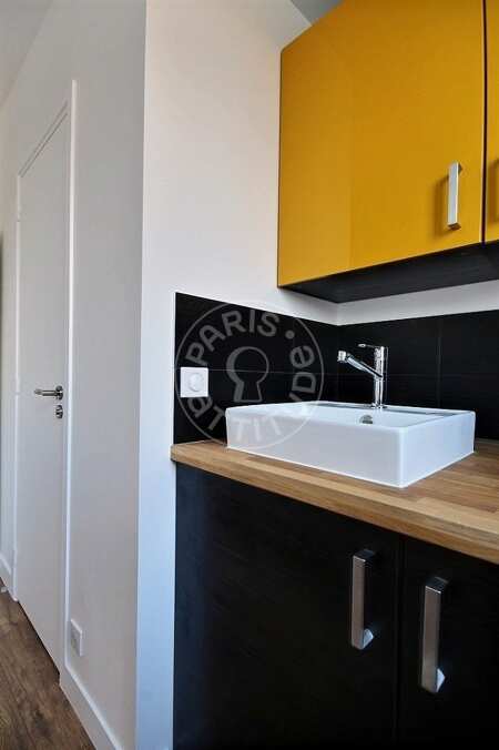 Cuisine Studio meublé - 18m²  - Trocadéro - Paris