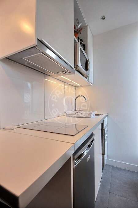 Kitchen Furnished studio - 26m²  - Montparnasse - Paris