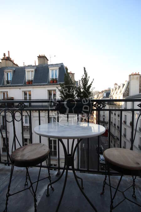 Balcony Furnished studio - 26m²  - Montparnasse - Paris