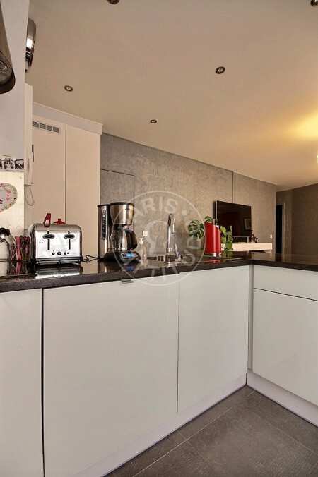 Cucina Appartamento arredato - 64m²  - 2 locali - Alésia - Parigi