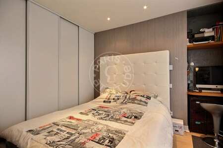 Camera da letto Appartamento arredato - 64m²  - 2 locali - Alésia - Parigi