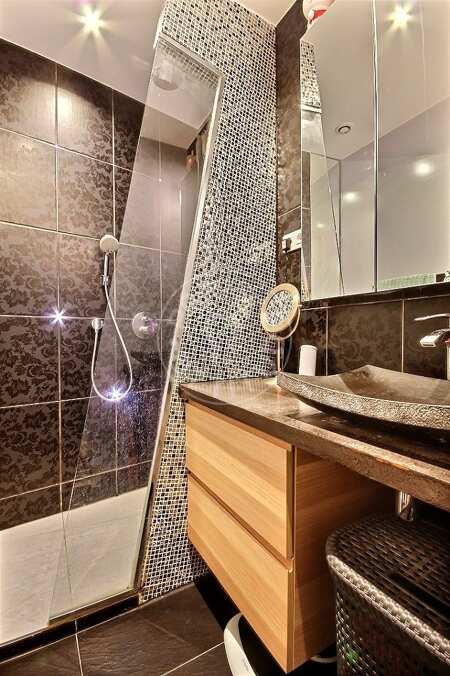 Bagno Appartamento arredato - 64m²  - 2 locali - Alésia - Parigi