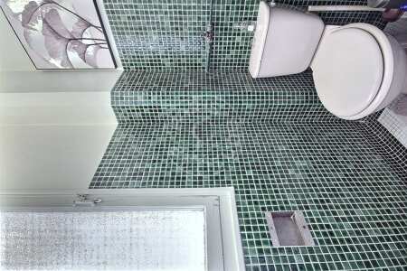 Toilet Furnished apartment - 107m²  - 2 bedrooms - Bir-Hakeim - Paris