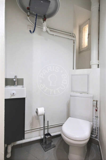 WC Apartamento mobilado - 37m²  - 1 quarto - Convention - Paris