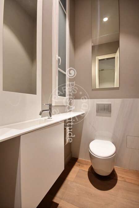 WC Apartamento mobilado - 165m²  - 3 quartos - Parc Monceau - Paris