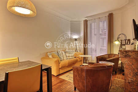 Sala Apartamento mobilado - 56m²  - 2 quartos - Convention - Paris