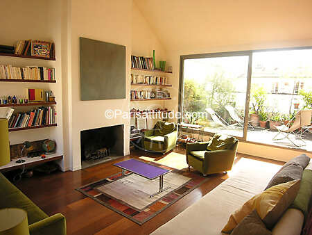 Sala Apartamento mobilado - 310m²  - 5 quartos ou mais - Poissonnière - Paris