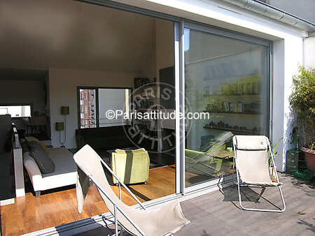 Terraço Apartamento mobilado - 310m²  - 5 quartos ou mais - Poissonnière - Paris