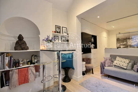 Salon Studio alcove meublé - 20m²  - Madeleine - Paris