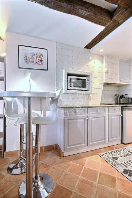 Cucina Monolocale arredato - 27m²  - Place Monge - Parigi