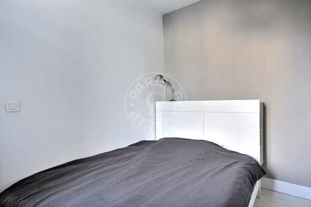 Camera da letto Appartamento arredato - 22m²  - 1 locale - Canal Saint-Martin - Parigi