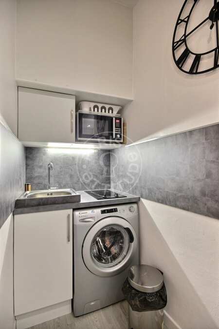 Küche Möblierte studio - 17m²  - Châtelet - Paris