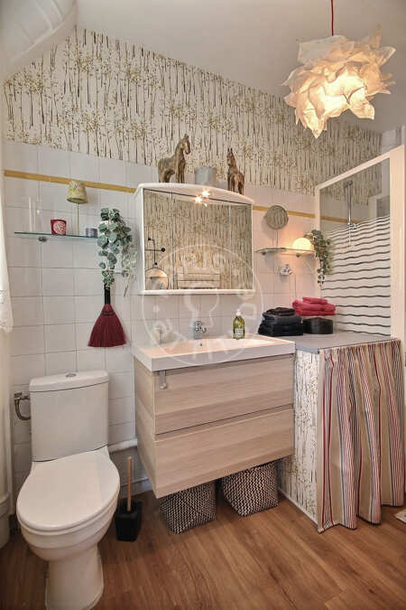 Casa de banho Quitinete mobilado - 28m²  - Convention - Paris