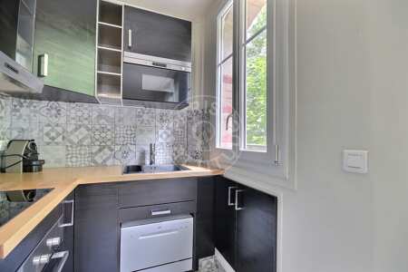 Cocina Piso amueblado - 50m²  - 2 dormitorios - Gambetta - París