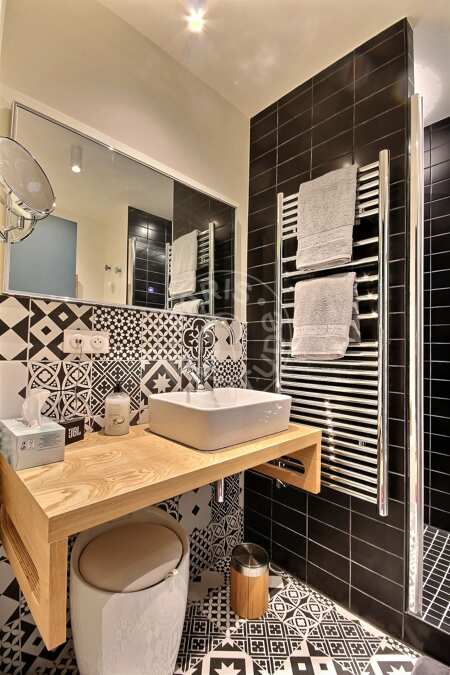 Bagno Monolocale arredato - 31m²  - Belleville - Parigi