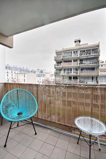 Balcone Monolocale arredato - 31m²  - Belleville - Parigi