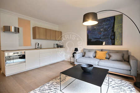 Sala Apartamento mobilado - 40m²  - 1 quarto - Musée Picasso - Paris