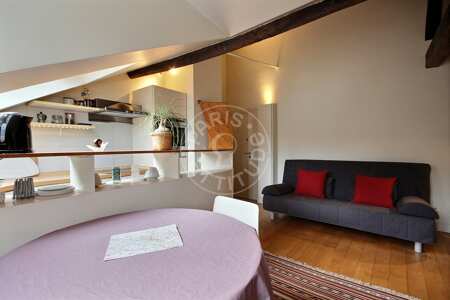 Salotto Appartamento arredato - 28m²  - 1 locale - Oberkampf - Parigi