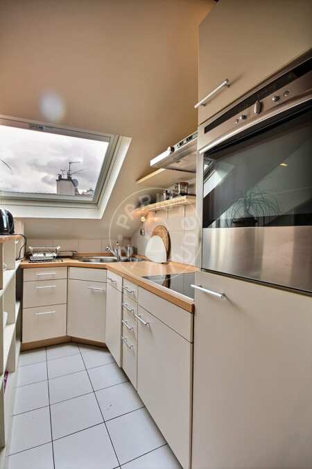 Cucina Appartamento arredato - 28m²  - 1 locale - Oberkampf - Parigi