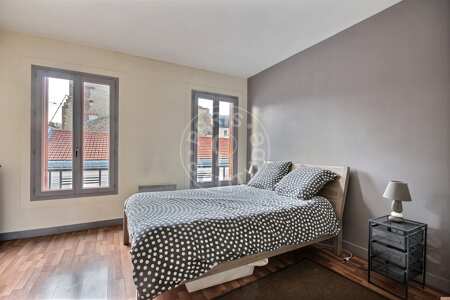 Schlafzimmer Möblierte wohnung - 36m²  - 1 Zimmer - Commerce - Paris