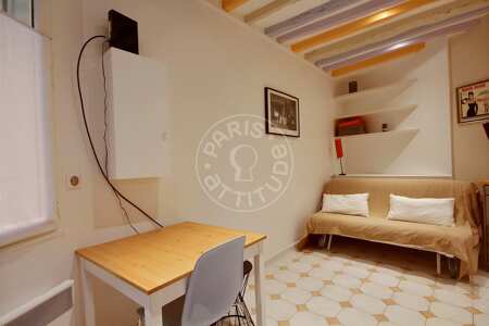 Salotto Monolocale arredato - 15m²  - Temple - Parigi