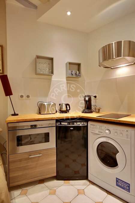 Cucina Monolocale arredato - 15m²  - Temple - Parigi