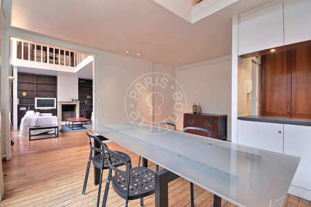 Sala da pranzo Loft arredato - 114m²  - 3 locali - Victor Hugo - Parigi