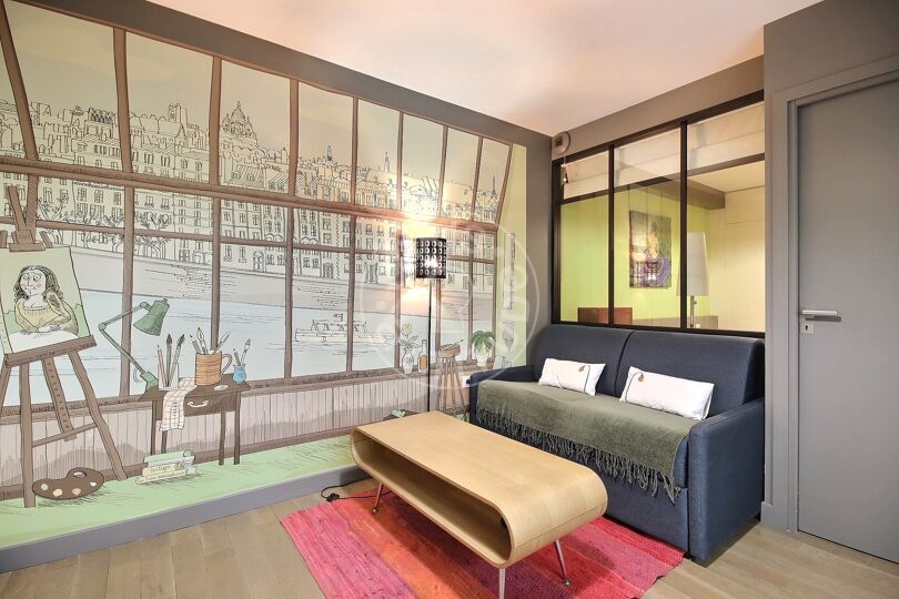 1 dormitorio amueblado - París 75014 - 12845