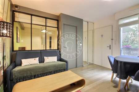 Salón Piso amueblado - 32m²  - 1 dormitorio - Alésia - París
