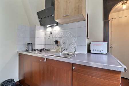 Cocina Piso amueblado - 25m²  - 1 dormitorio - Temple - París