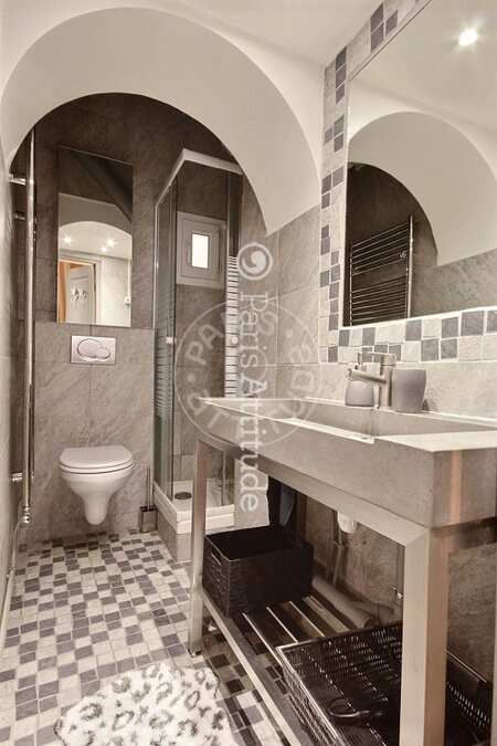 Salle de bain Studio alcove meublé - 31m²  - Latin / Saint-Michel - Paris