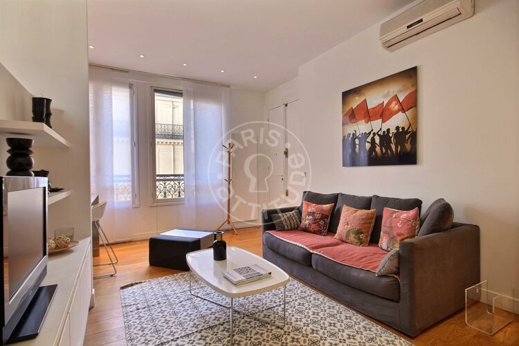 Salon - Studio alcove meublé - Paris 75006 - 12864