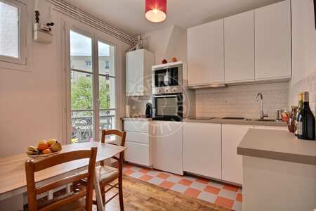 Cocina Piso amueblado - 39m²  - 1 dormitorio - Montmartre / Place des Abbesses - París