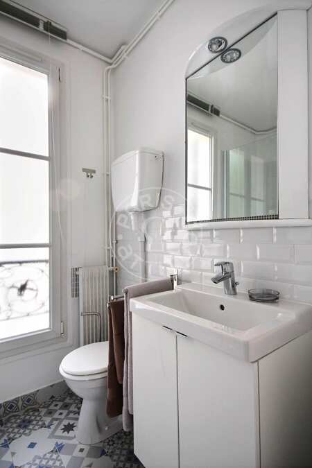 Baño Piso amueblado - 39m²  - 1 dormitorio - Montmartre / Place des Abbesses - París