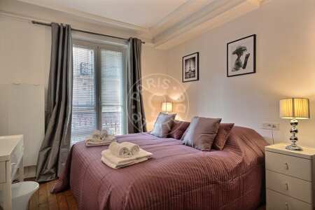 Camera da letto Appartamento arredato - 53m²  - 1 locale - Tour Eiffel - Parigi