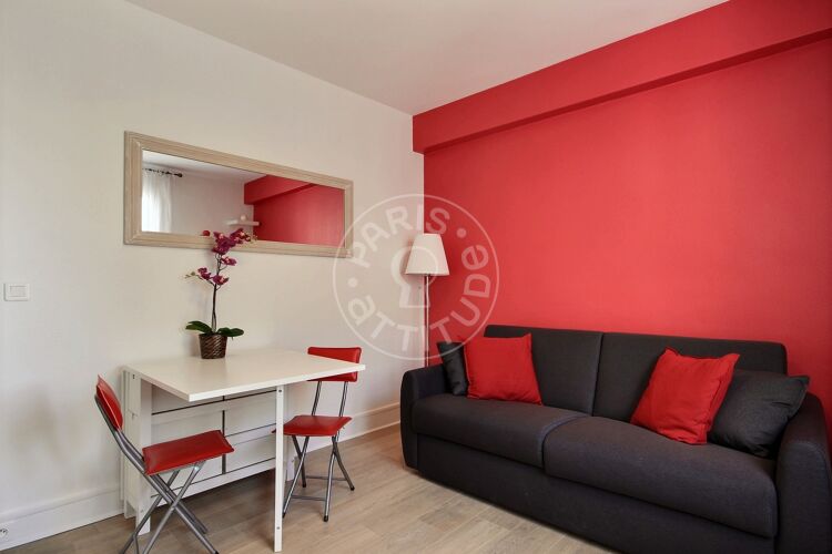 Wohnzimmer - Möblierte Studio - Paris 75015 - 12875
