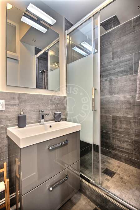 Badezimmer Möblierte studio - 25m²  - Convention - Paris