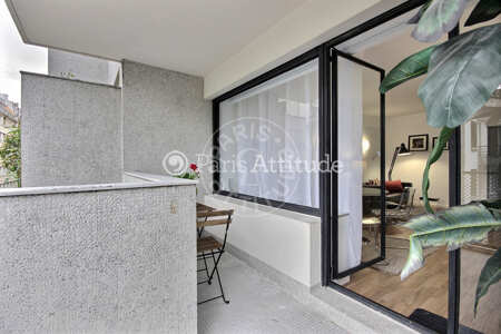 Terrace Furnished apartment - 70m²  - 2 bedrooms - Auteuil - Paris