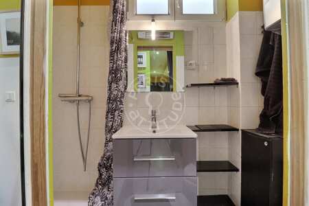 Casa de banho Apartamento mobilado - 33m²  - 1 quarto - Bastille - Paris