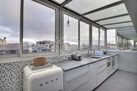 Cucina Appartamento arredato - 40m²  - 1 locale - Pereire - Parigi