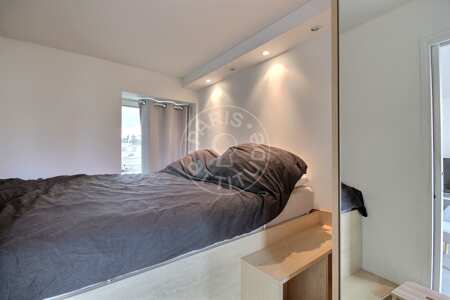 Camera da letto Appartamento arredato - 40m²  - 1 locale - Pereire - Parigi