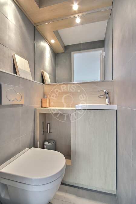Bagno Appartamento arredato - 40m²  - 1 locale - Pereire - Parigi