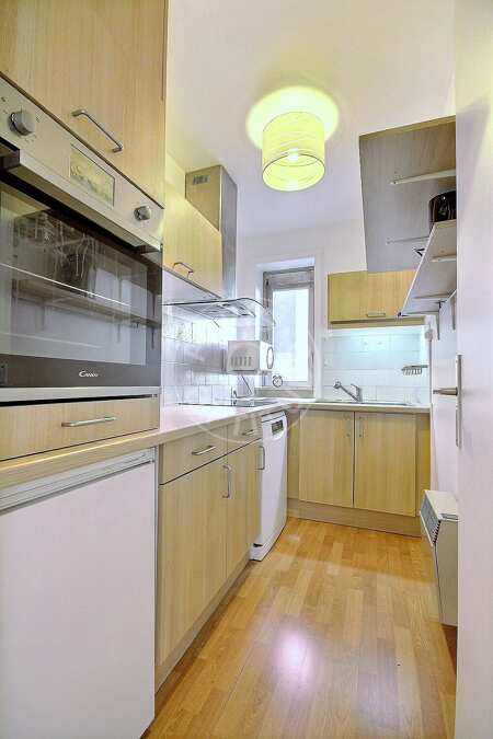 Cocina Piso amueblado - 56m²  - 1 dormitorio - Alma-Marceau - París