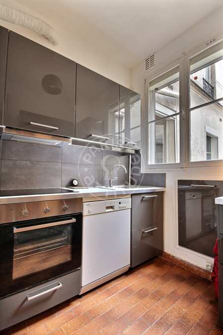 Kitchen Furnished apartment - 73m²  - 2 bedrooms - Invalides - Paris