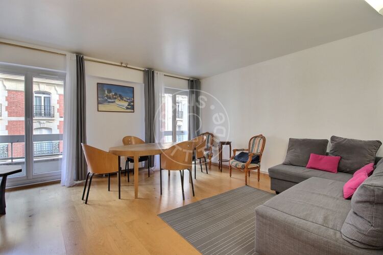 Wohnzimmer - Möblierte 2 Zimmer - Paris 75017 - 12907