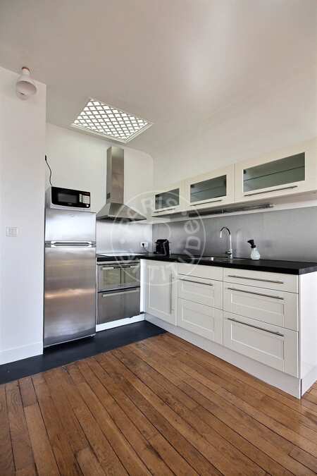 Cozinha Apartamento mobilado - 43m²  - 1 quarto - Bastille - Paris