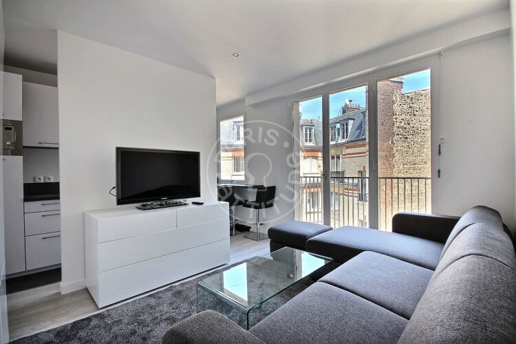 Living room - Furnished studio - Paris 75016 - 12914