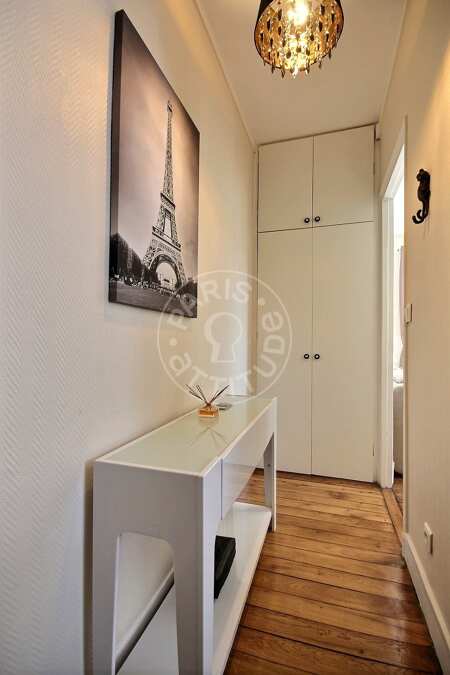 Entrada Apartamento mobilado - 30m²  - 1 quarto - Auteuil - Paris