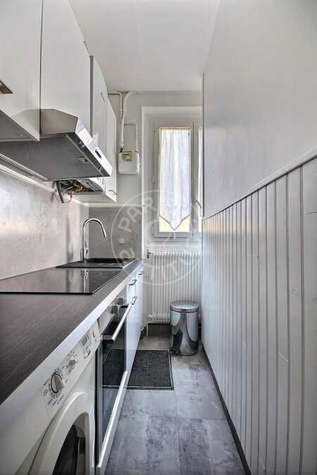 Cozinha Apartamento mobilado - 30m²  - 1 quarto - Auteuil - Paris
